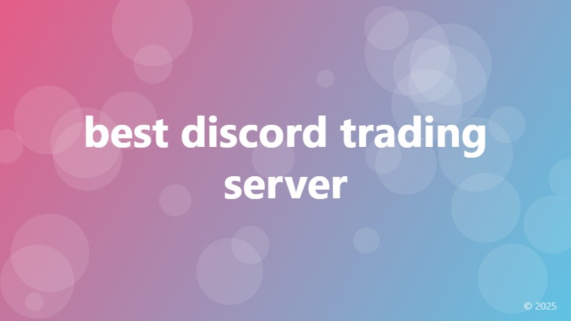best discord trading server