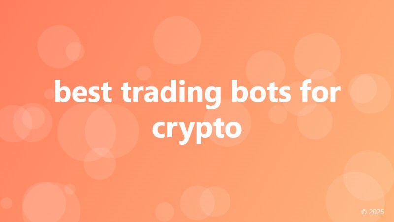 best trading bots for crypto