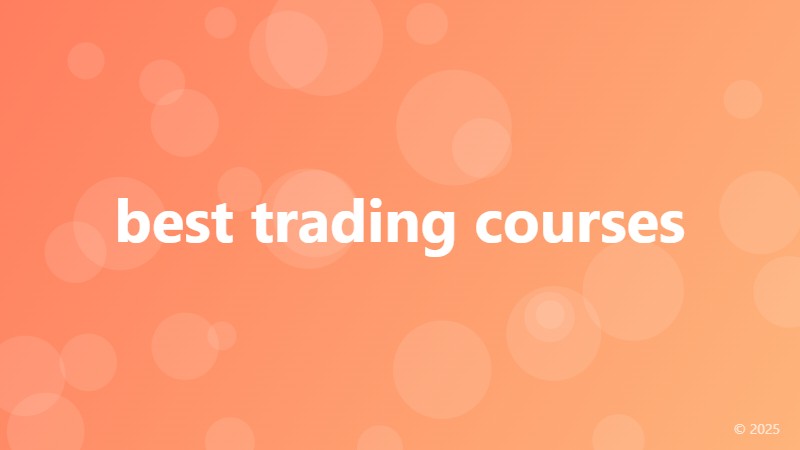 best trading courses