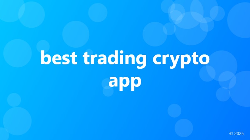 best trading crypto app