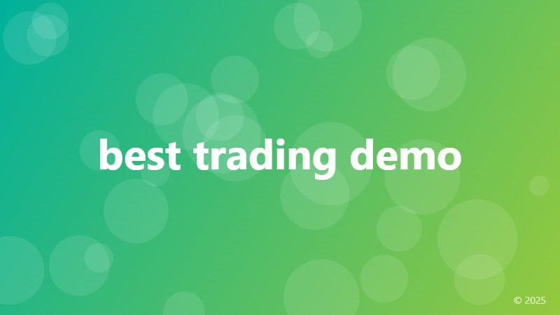 best trading demo
