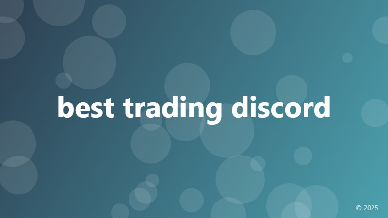 best trading discord