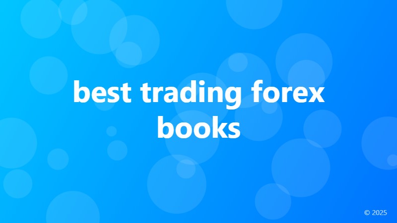 best trading forex books