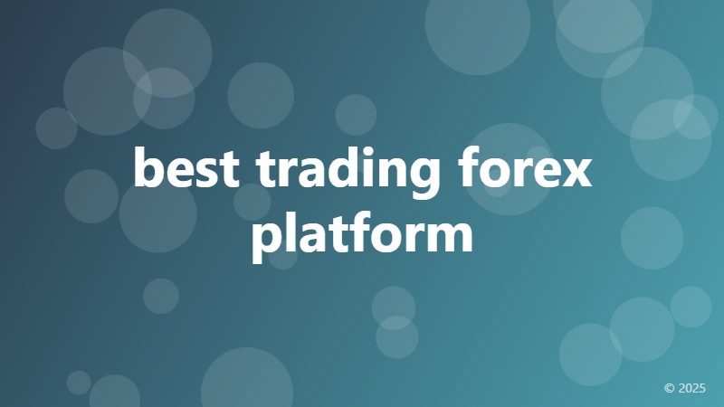 best trading forex platform