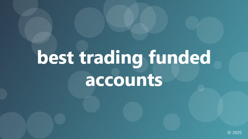best trading funded accounts