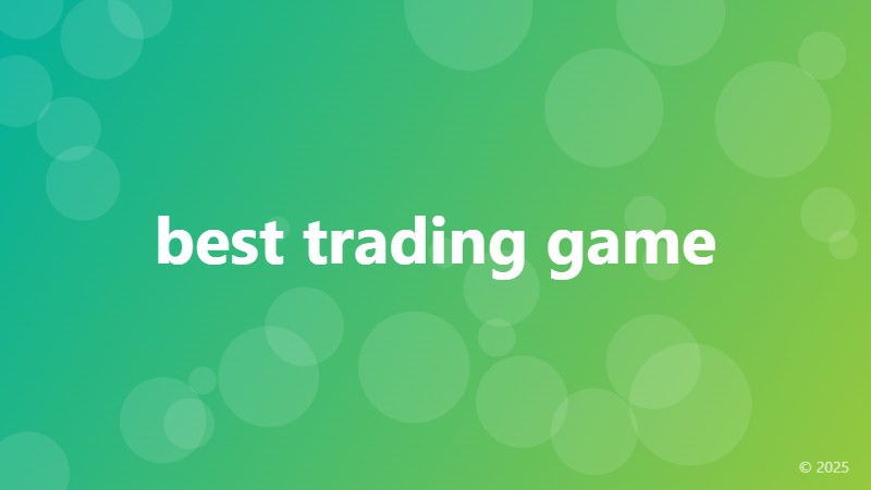 best trading game