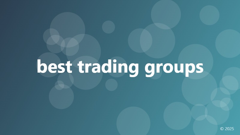 best trading groups