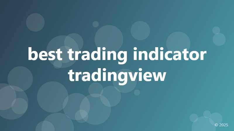 best trading indicator tradingview