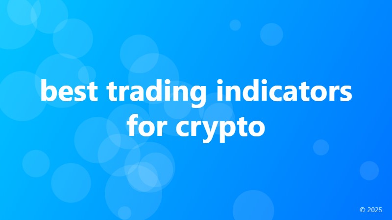 best trading indicators for crypto