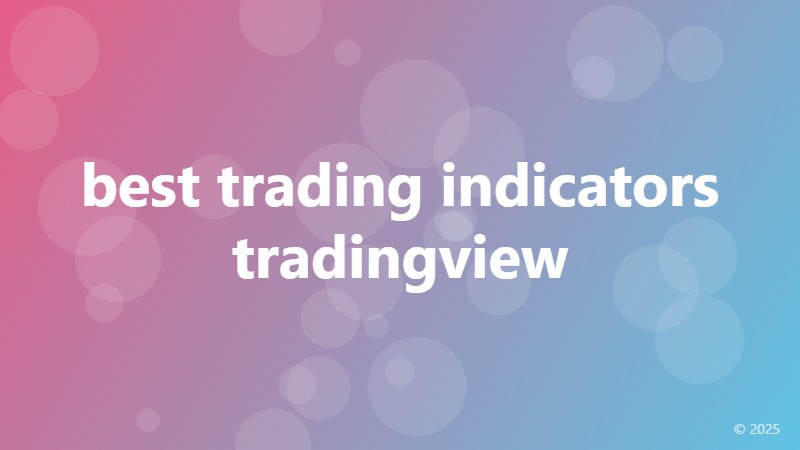 best trading indicators tradingview
