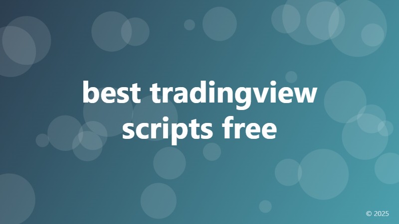 best tradingview scripts free