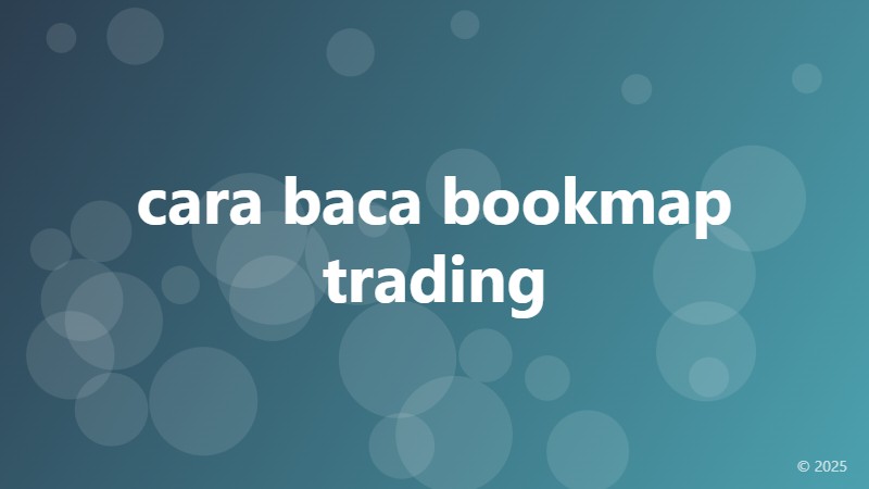 cara baca bookmap trading