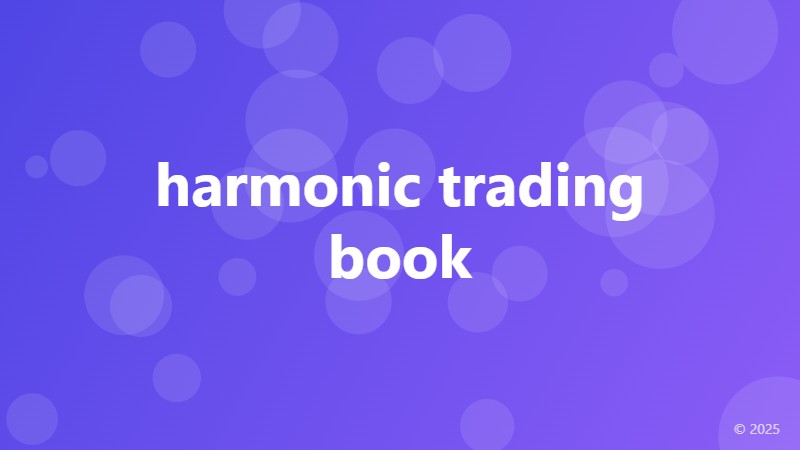 harmonic trading book