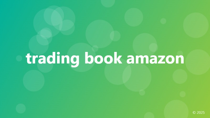 trading book amazon