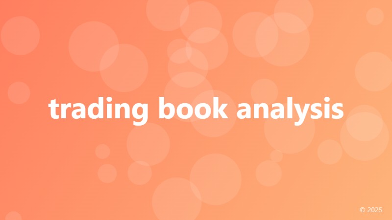 trading book analysis
