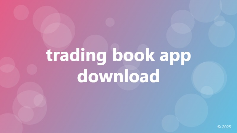trading book app download