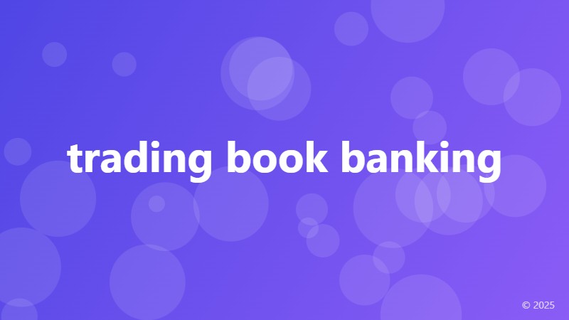 trading book banking