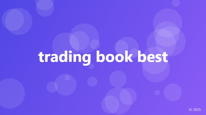 trading book best
