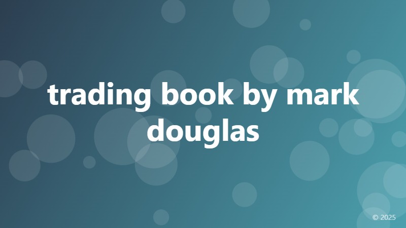 trading book by mark douglas