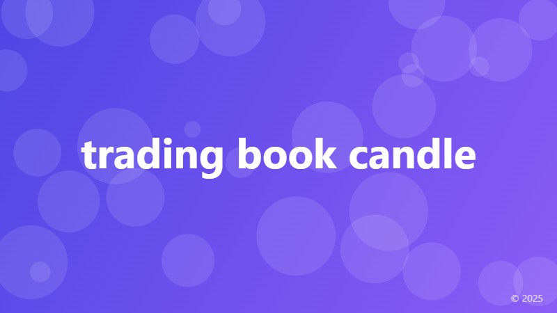 trading book candle