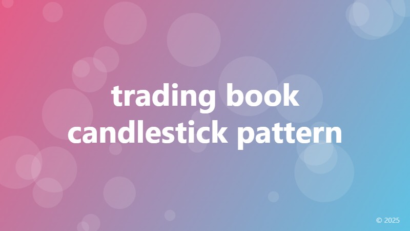 trading book candlestick pattern