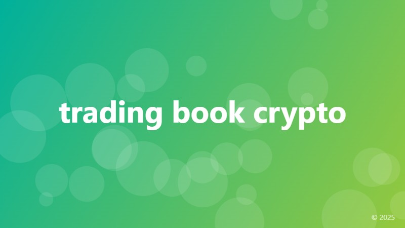 trading book crypto