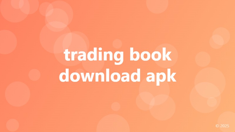 trading book download apk