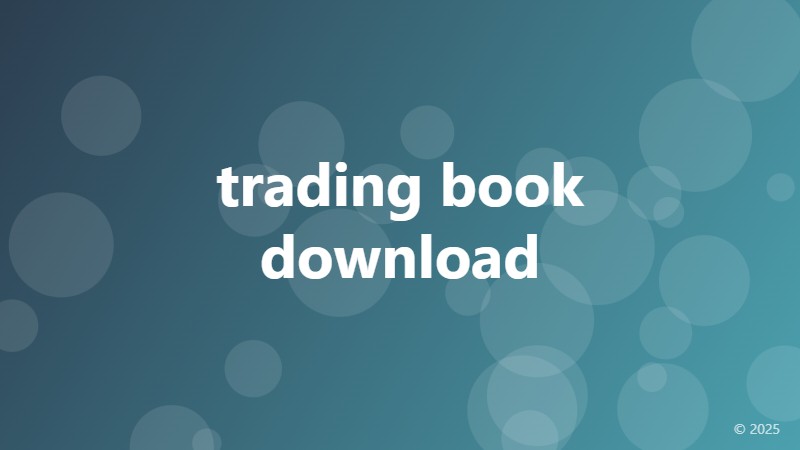 trading book download