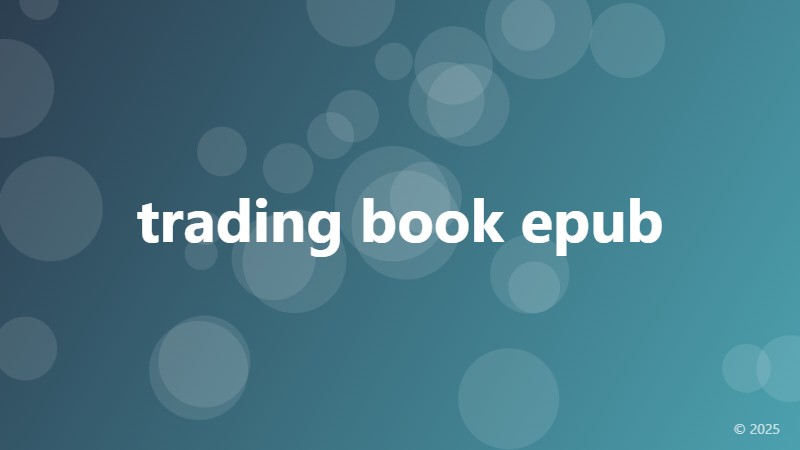 trading book epub