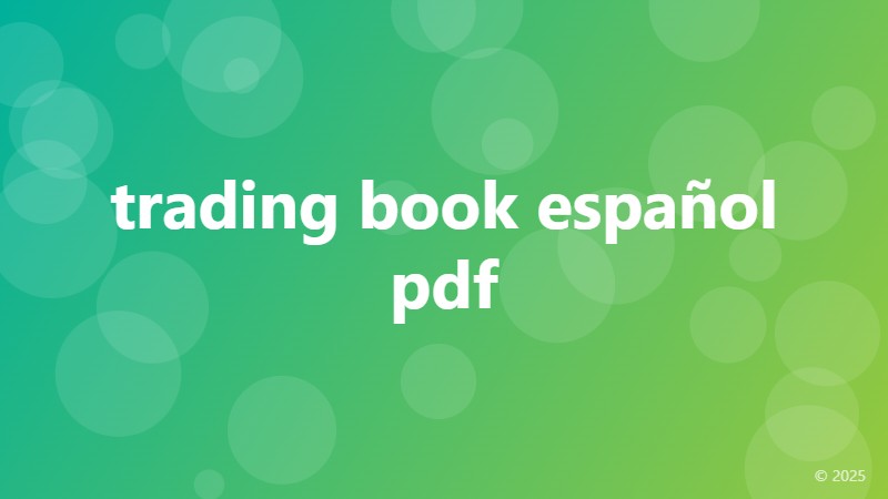 trading book español pdf