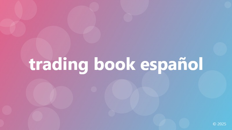 trading book español