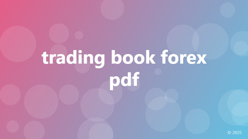 trading book forex pdf