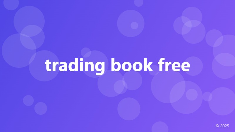 trading book free