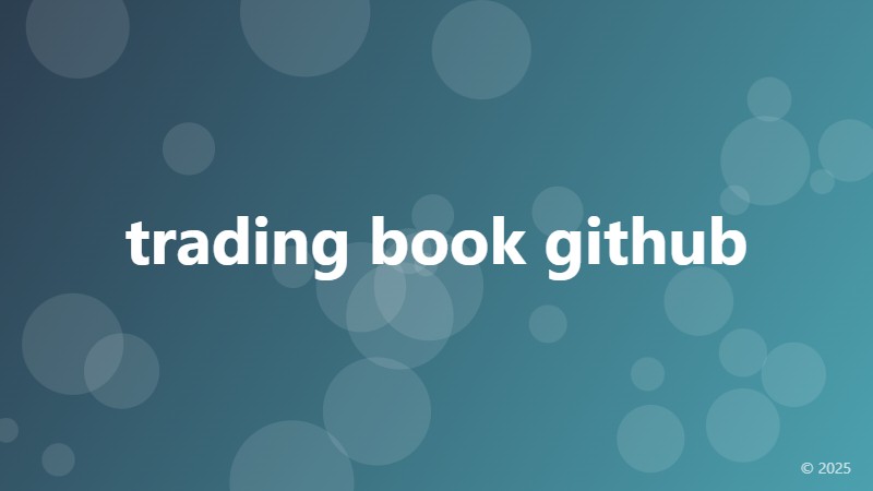 trading book github