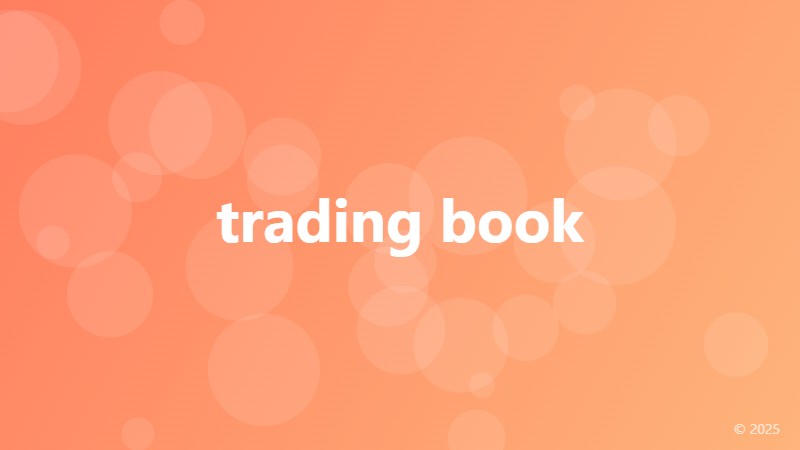 trading book